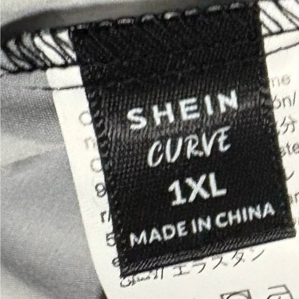 SHEIN Black and White Floral Tank Top - Picture 5 of 5